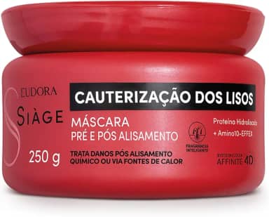 Eudora Siàge Cauterização dos Lisos Máscara Capilar 250g