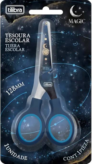 Tilibra - Tesoura Escolar 128mm Magic