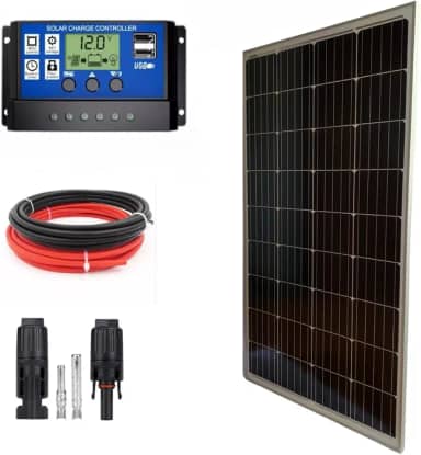 Kit Placa Fotovoltaica Solar Painel 150w Watts + Controlador 30a
