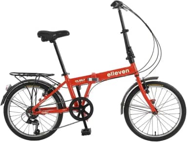 Bicicleta Dobrável em Alumínio Aro 20 6V Dubly Shimano Vermelha