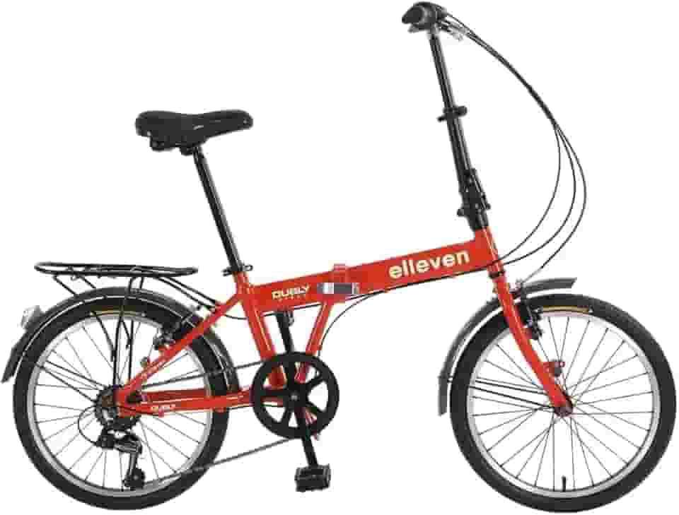 Bicicleta Dobrável em Alumínio Aro 20 6V Dubly Shimano Vermelha
