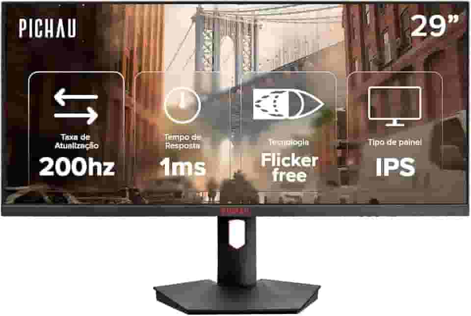 Monitor Gamer Pichau Nexus Wide 29 Pro | 29″ Ultrawide IPS | 200 Hz | 1 ms | WFHD | PG-NXSW29PRO-BL01