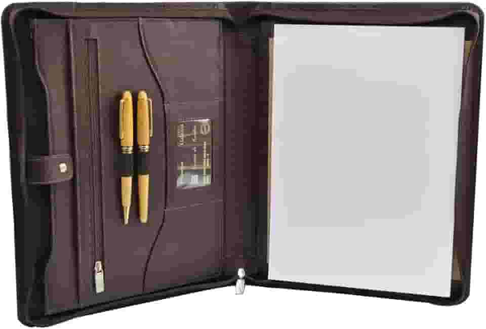 Pasta Executiva BAHAMAS em Couro (Café)