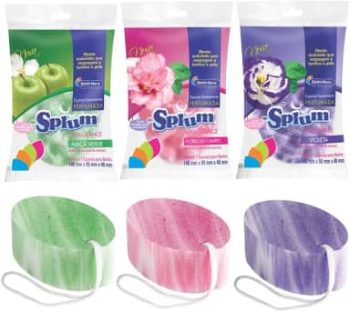 ESPONJA P/BANHO Maca FRAGRANCE, Cores sortidos