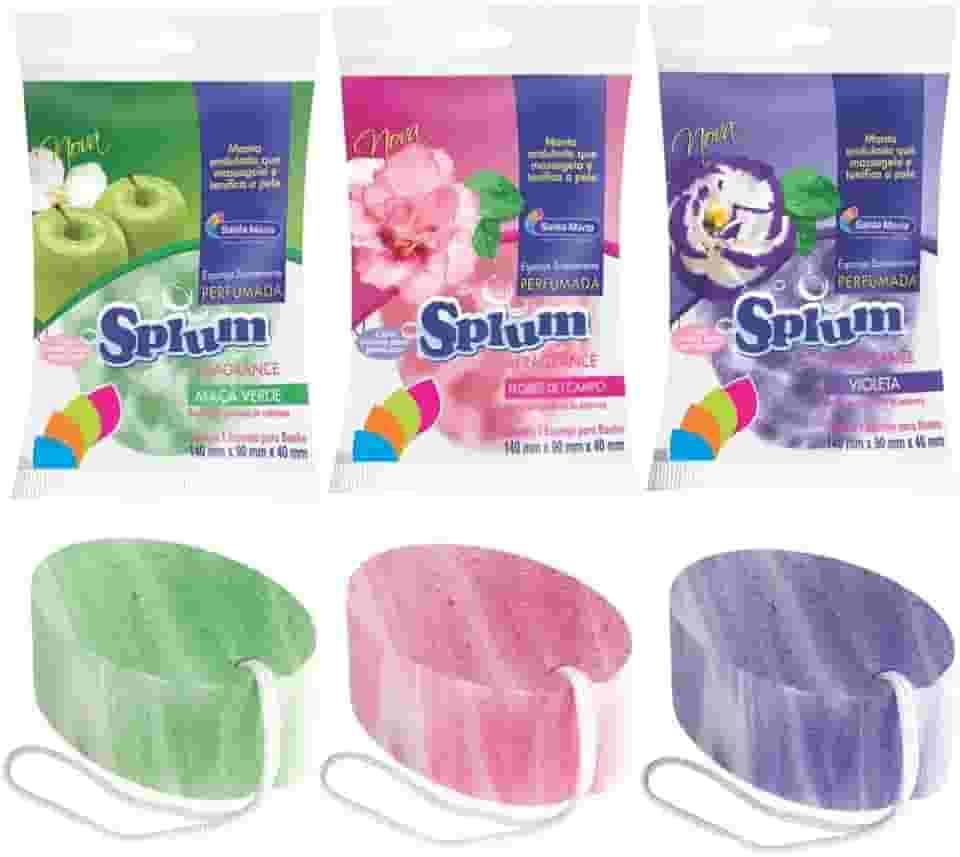 ESPONJA P/BANHO Maca FRAGRANCE, Cores sortidos