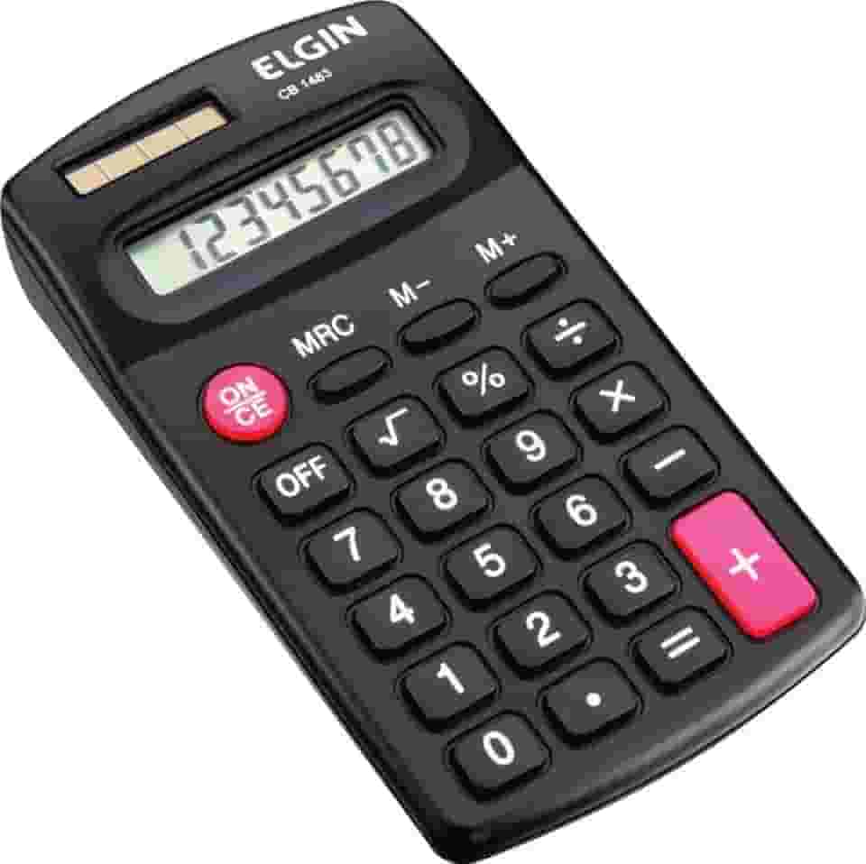 Calculadora de Bolso 8 Dígitos CB 14853 Preta Elgin