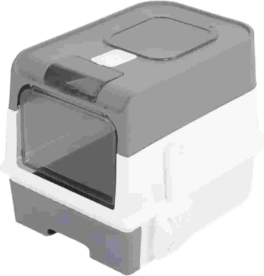 Generic Grande Caixa de Areia para Gatos Fechada, Fácil de Limpar, Com Design de Gaveta para Uso Doméstico, Lâmpada Ultravioleta Integrada e Absorção de Odores