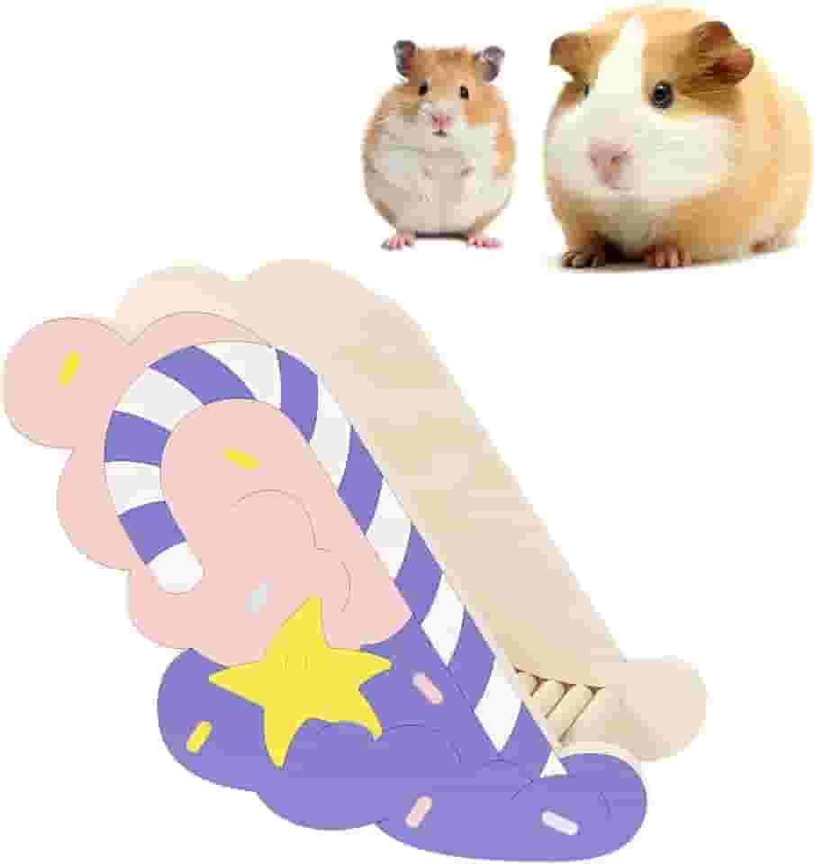 Ponte de hamster – brinquedos de escalada de hamster de madeira, acessórios e decoração, escada de animais pequenos para ratos, camundongos, gerbos