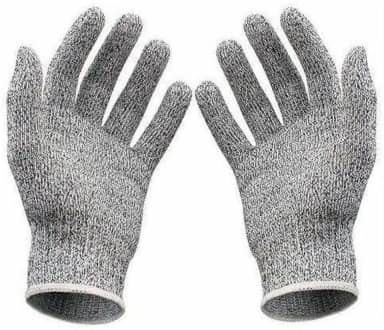 Luva Anticorte Profissional em HPPE e Fibra de Vidro – Ambidestro, Reutilizável, Confortável e Resistente para Cozinha, Oficina, Churrasco, Jardinagem e mais