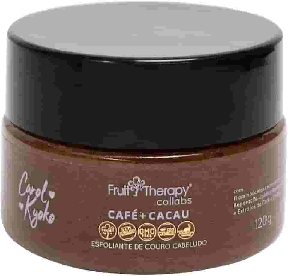 Recontrutor Capilar Café + Cacau Carol Kyoko 290ML (Esfoliante de Couro Cabeludo Café + Cacau Carol Kyoko 120G)