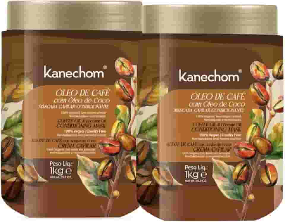 Máscara Condicionante Óleo de Café com Óleo de Coco 1kg Força, Crescimento e Nutrição (Kit c/ 2)