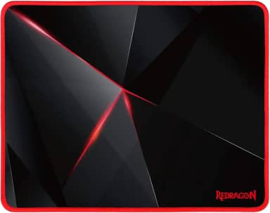 Redragon MOUSEPAD GAMER CAPRICORN 330x260x3MM P012, preto/vermelho