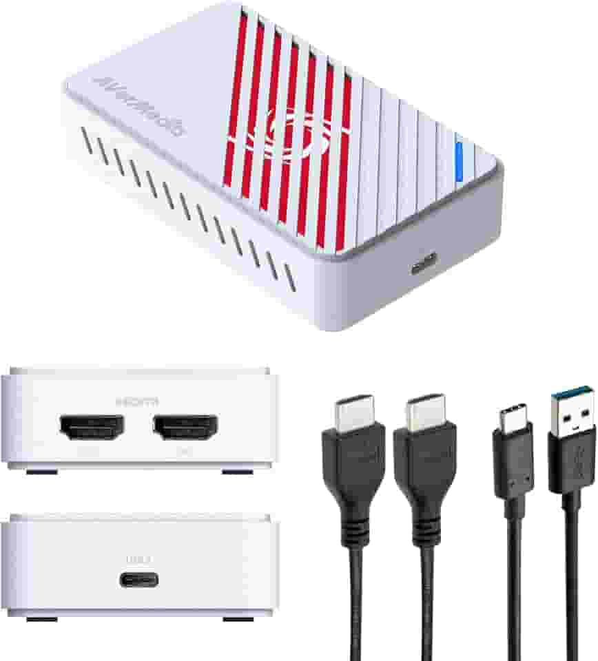 AVerMedia Placa de captura HDMI 4K para streaming, PS5/Pro, Xbox, Switch, PC, dispositivo de captura de jogos USB 3.2 para Twitch, OBS, YouTube, Discord, gravação de baixa latência, GC553Pro Live