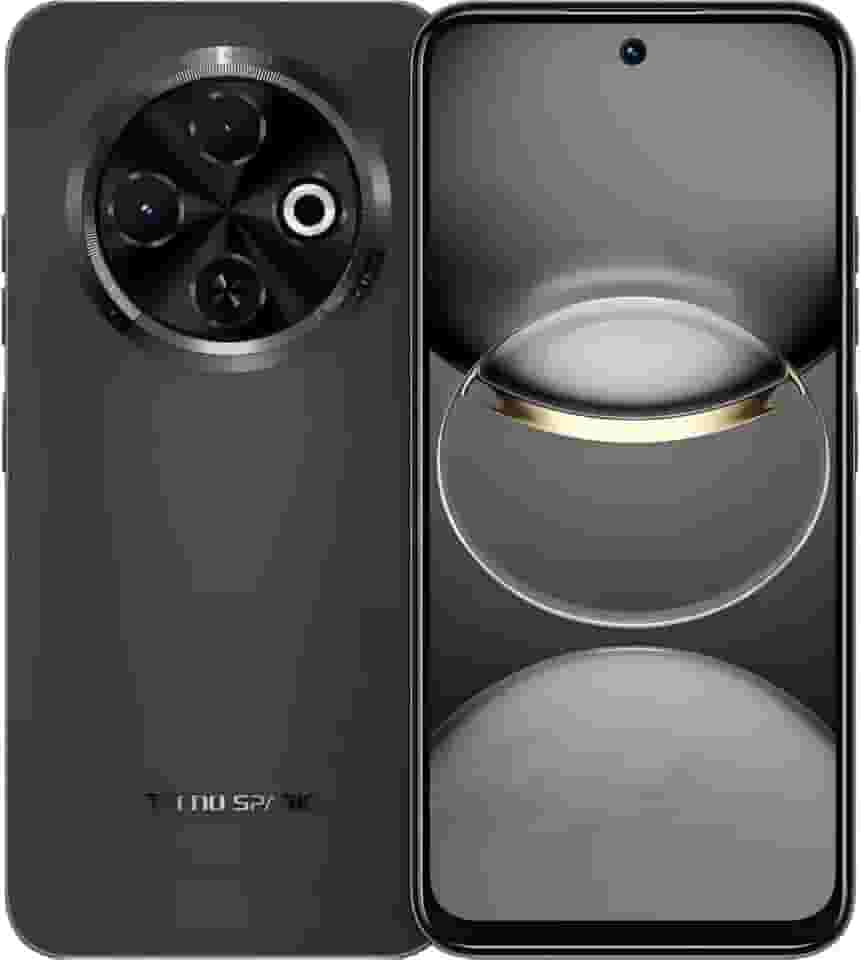 Smartphone Tecno SPARK 30C 4G 128B+4 G81 50 MP Câmera with 5000mAh Battery Black