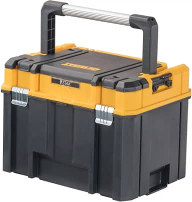Dewalt Caixa de Ferramentas TroughSystem, Organizador com Espaço Profundo e Cabo Longo para Transporte, com Sistema de Ajuste de Módulos, Modelo DWST17814