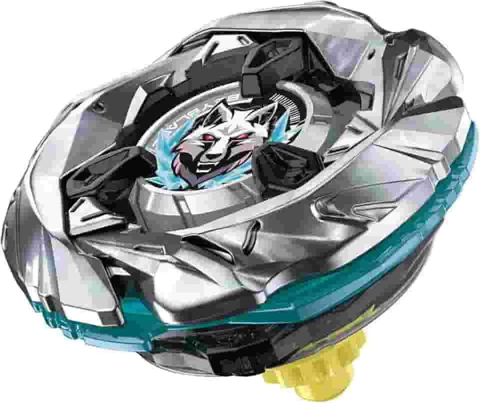 Beyblade X UX-08 Starter Silver Wolf 3-80FB - TAKARA TOMY - Brinquedo Giratório de Topo Giratório - Metal Prata - Adulto