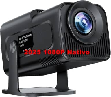 【2025 1080P Nativo】 Projector 4K, 20,000 LUX Lumens, Salange Projetor HY320Plus Android 11 WiFi 6 BT 5.2, Auto Correccao Trapezoide