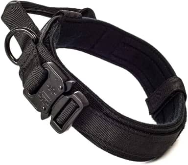 Coleira para Cachorro Grande e Forte MADOG Comander (G, PRETO)