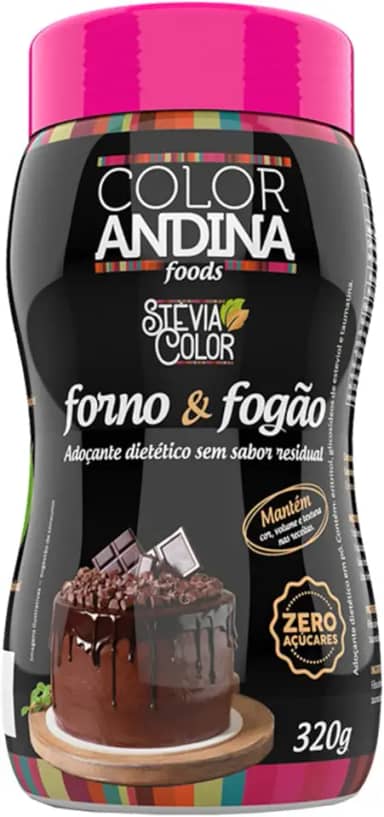 Adoçante Culinário Stevia Color Forno e Fogão 320G