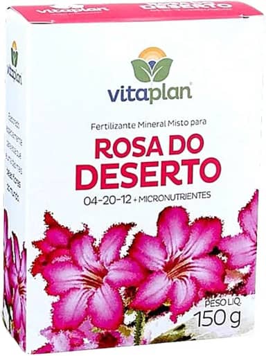 Fertilizante rosa do deserto vitaplan 150 gramas