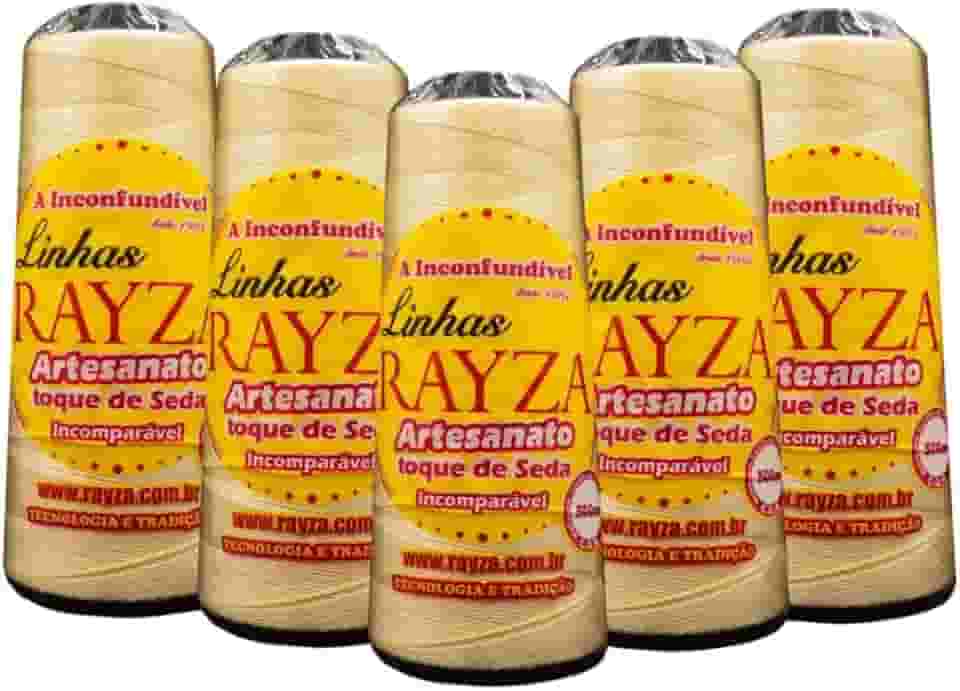 Linhas para crochê Rayza Artesanato Grossa - Cor 003 - Creme