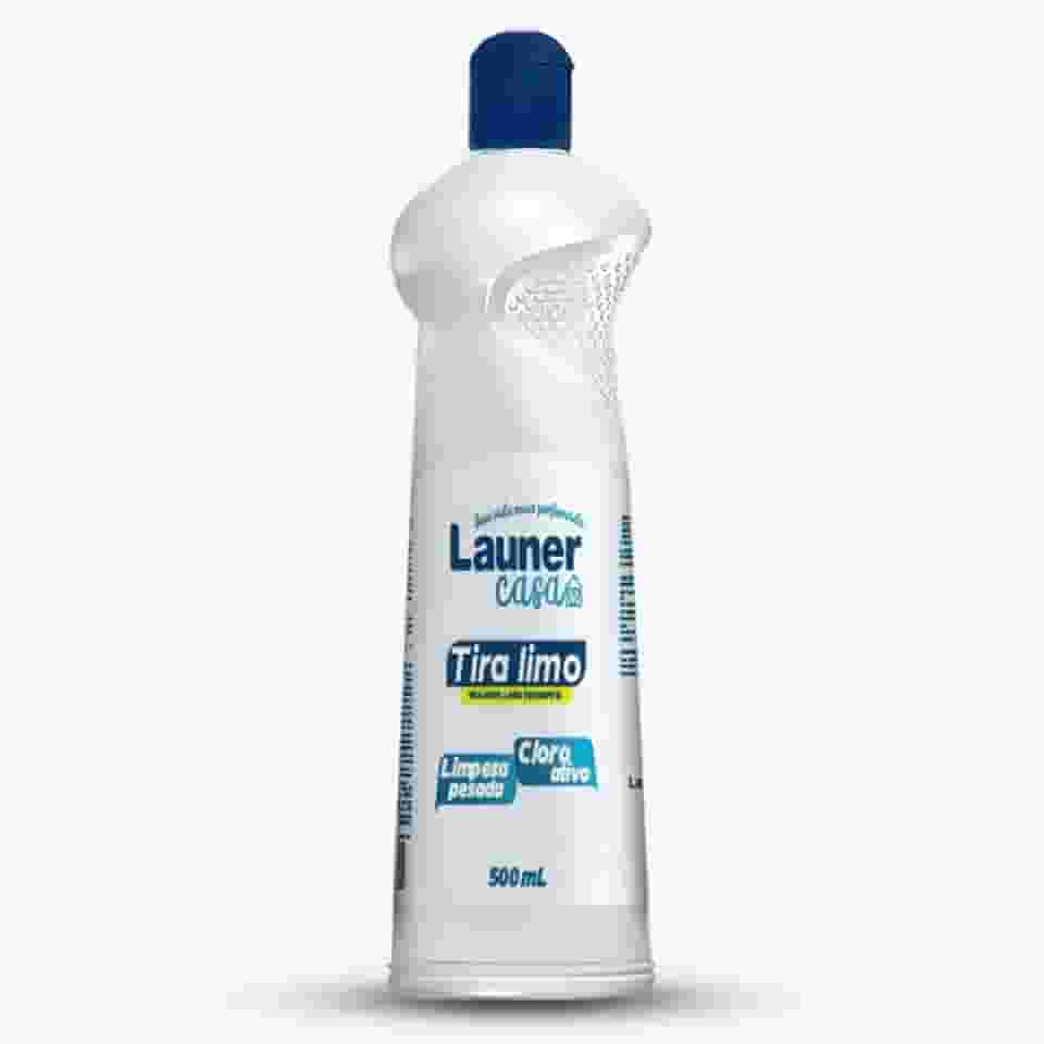 Launer Casa Tira Limo, Limpa Rejunte com Cloro Ativo, Remove Manchas de Limo e Mofo 500ml