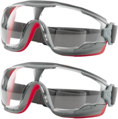 Kit 2 Óculos De Proteção Epi Ampla Visão 3m Anti Embaçante