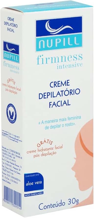 Nupill Creme Depilatório Facial 30G Branco