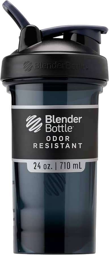 Garrafa coqueteleira BlenderBottle Pro Series, 710 ml, preto