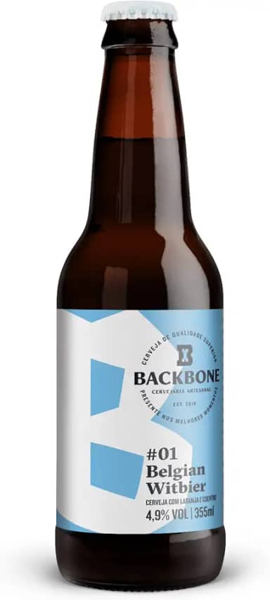 Backbone Cerveja Belgian Witbier Garrafa 355Ml 1Un