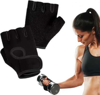 Luva Academia de Musculação Adulto Unissex Fitness - Para Esportes Treino Crossfit Ajustável Munhequeira Par Antiderrapante Resistente Confortável Compressão Respirável Protetor Elástica Exercícios