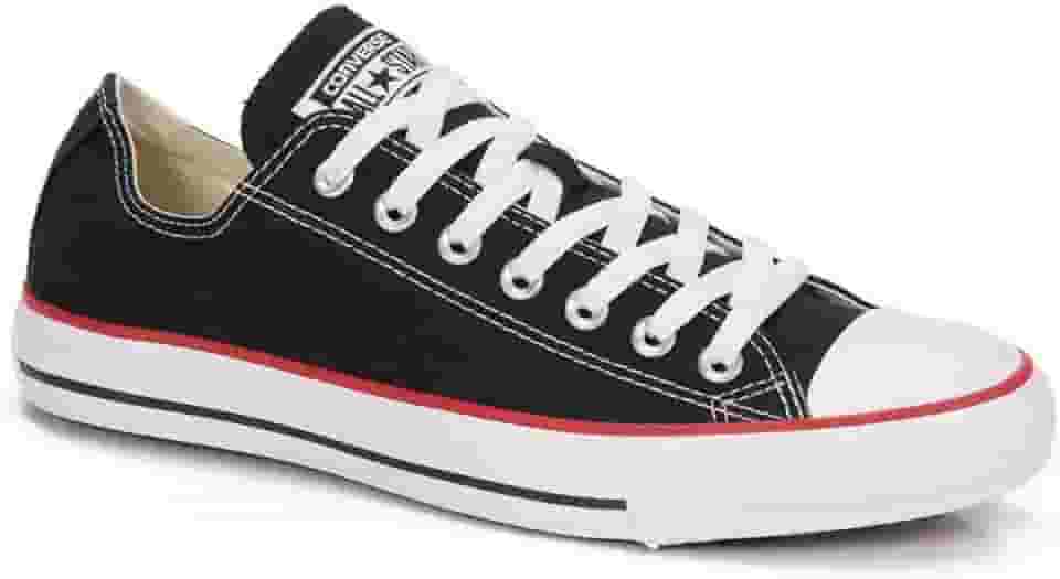 Tênis Feminino Converse Chuck Taylor Lona Preto+vermelho 37