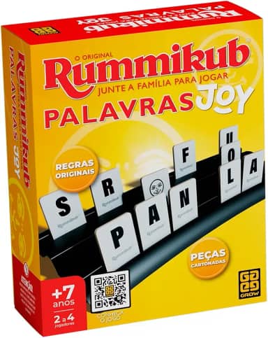 Jogo Rummikub Joy Palavras - Grow