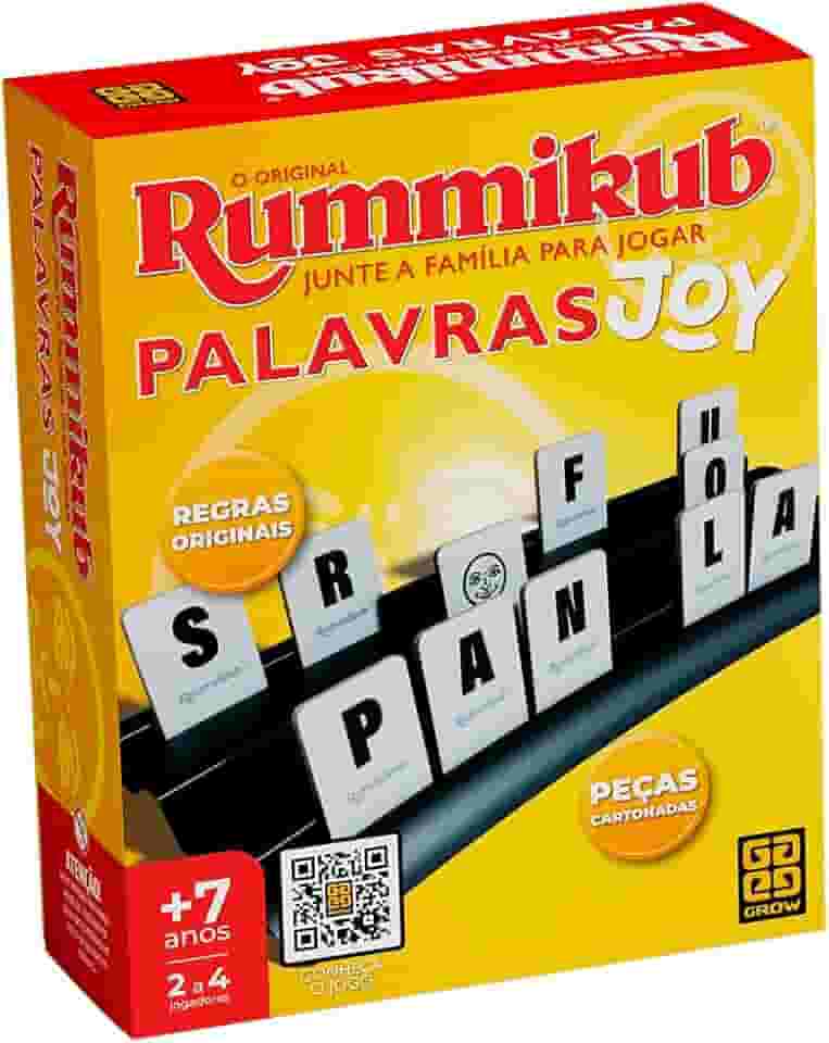 Jogo Rummikub Joy Palavras - Grow