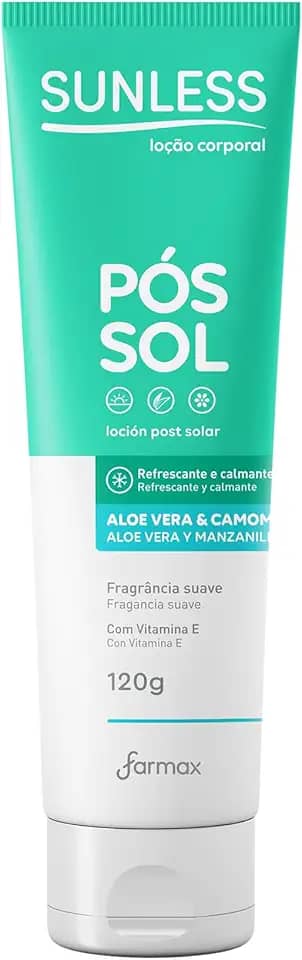 Farmax - Pos Sol Sunless Farmax 120G Aloe Vera E Camomila