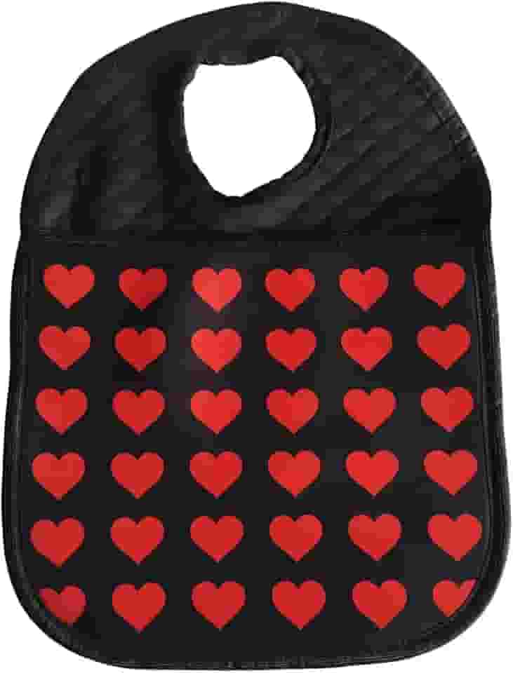 Lixeira Personalizada Para Carro Em Neoprene Veiculo lixinho lixocar Lixeira Automotiva (Coração Vermelho)