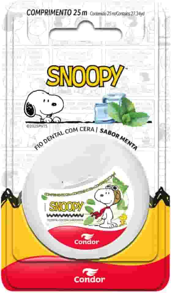 Fio Dental com Cera Menta Snoopy Condor 25m