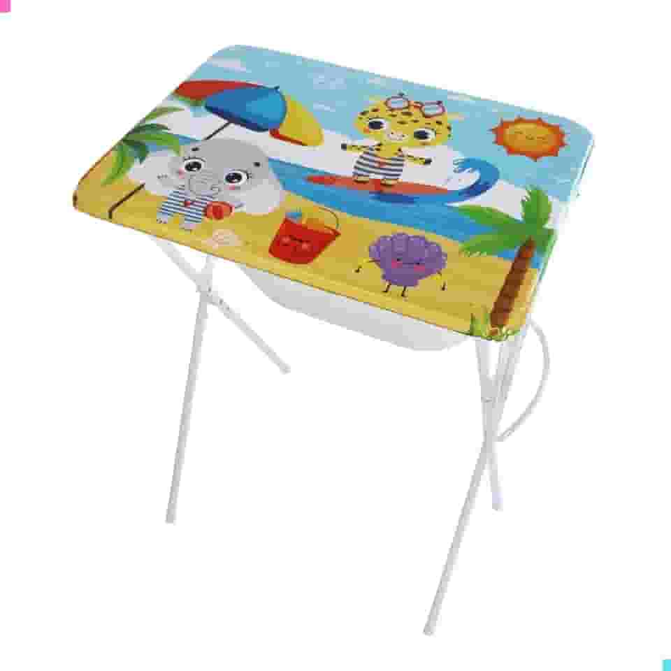 Banheira Luxo Suporte e Trocador Para Bebê