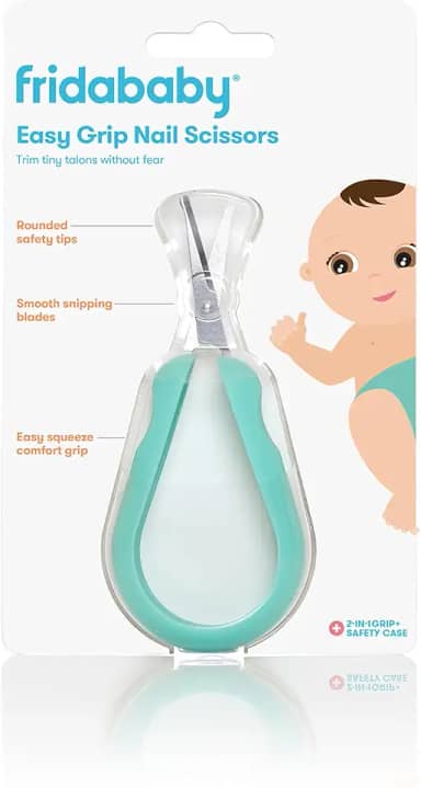 Frida Baby Tesoura De Unhas Easy Grip Da Itens Essenciais De Cuidados Para Unhas De Bebês Recém-Nascidos