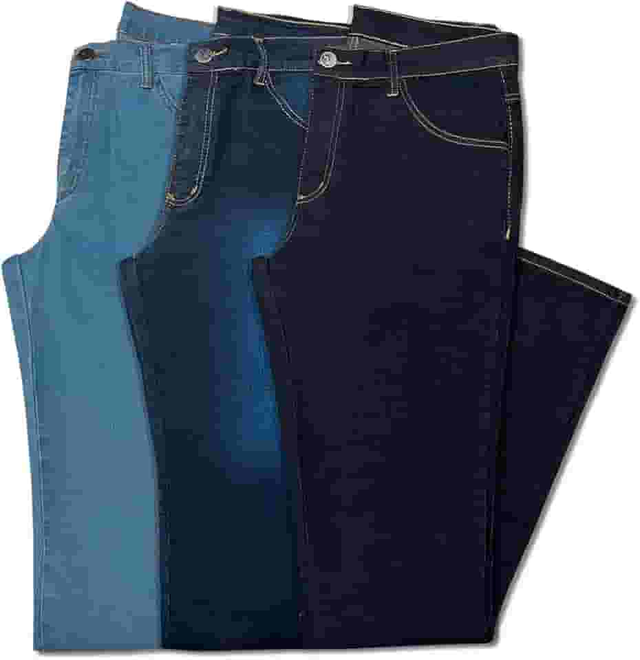 Kit 3 Calças Jeans Masculina Almix