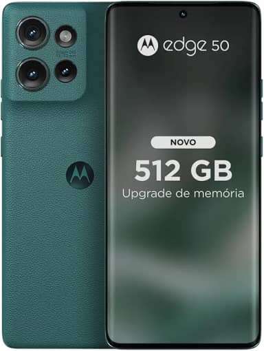 Smartphone Motorola Edge 50 5G - 512GB 24GB (12GB RAM+12GB Ram Boost) 50MP Sony Camera Moto AI Ultrarresistencia militar - Green