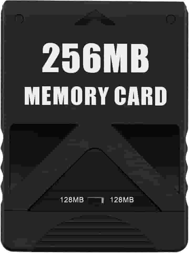 Mcbazel Cartão de memória de 256 MB para PS2 cartão de memória de alta velocidade para acessórios de jogos Playstation 2