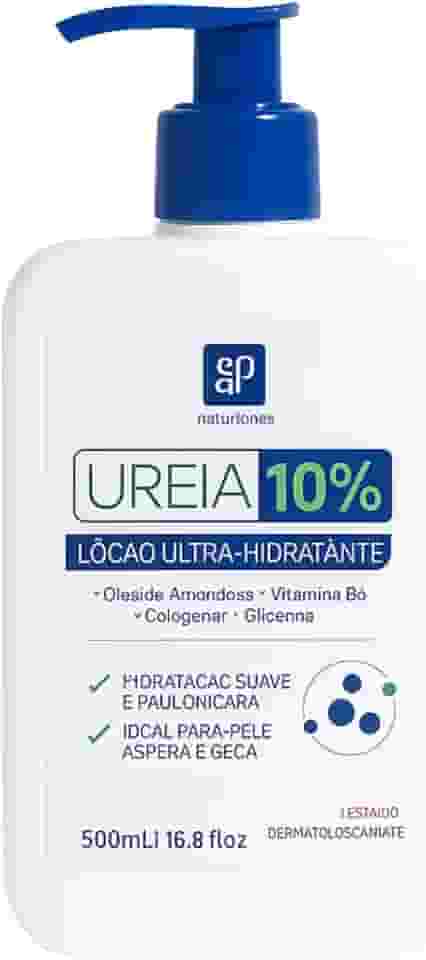 Loção Hidratante Corporal Uréia 10% Natuflores 500ml Pele Seca Ressecada e Áspera