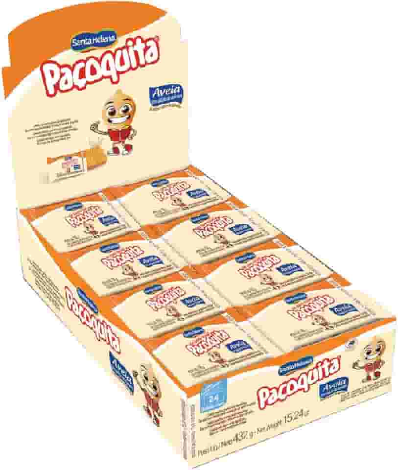 SANTA HELENA PACOQUITA ZERO C/AVEIA DISPLAY 432G 8X24