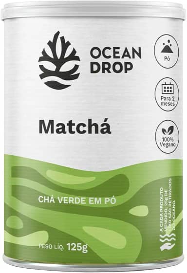 Matchá em pó 125g - Ocean Drop