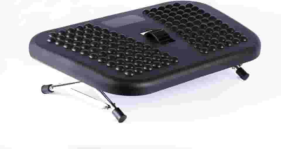 Apoio Pés Ergonômico Roldana Central 1.5.2.1 Preto Resolve