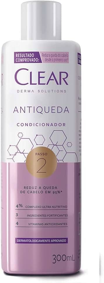 Clear Condicionador Antiqueda Derma Solutions 300Ml