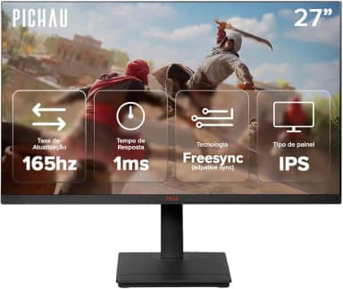 Monitor Gamer Pichau Centauri Pulse 27 | 27 Polegadas | Painel IPS | Quad HD (2K) | 165Hz | 1ms | FreeSync | HDMI/DP | PG-CRPLS27-BL01