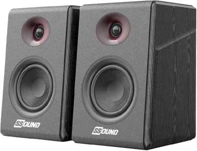 Monitor de Áudio Ssound SS-004 80W RMS Bluetooth/Optical/USB/RCA-Preto