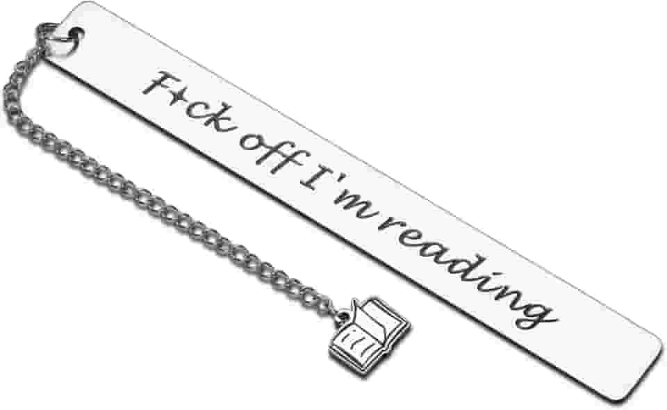 Marcadores de livros engraçados para quem ama livros, ele e ela, artigos de romance sombrio para ler mulheres e meninas, marcadores de livro obscuros para mulheres, homens e amigos, meias para o dia